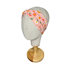 Load image into Gallery viewer, Smiley Flower Twist Headband
