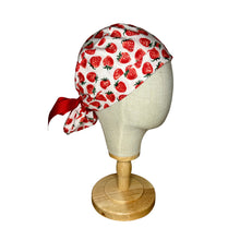 Load image into Gallery viewer, Strawberries Ponytail Scrub Cap