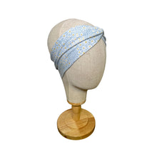 Load image into Gallery viewer, Baby Blue Daisies Twist Headband