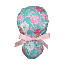 Load image into Gallery viewer, Petals Ponytail Scrub Cap